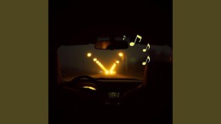 Tail lights glowing like ruby