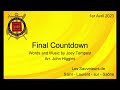 Final countdown  arr john higgins  les sauveteurs de saint laurent