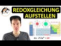 Redoxgleichungen aufstellen  mit periodensystem  bungen