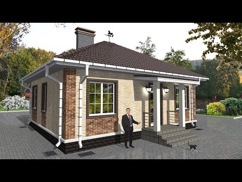 Проект дома 10х12 одноэтажный кирпичный