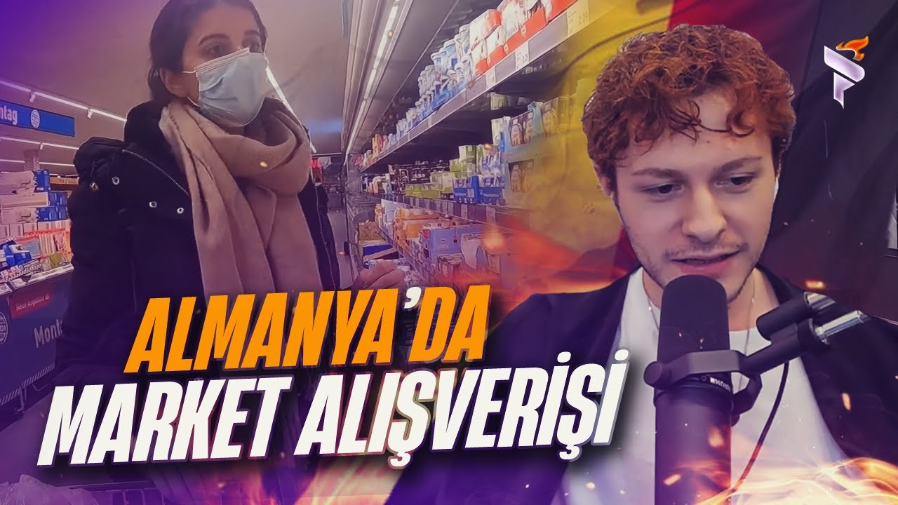 Almanya'da 2022'nin ilk Market Alışverişi