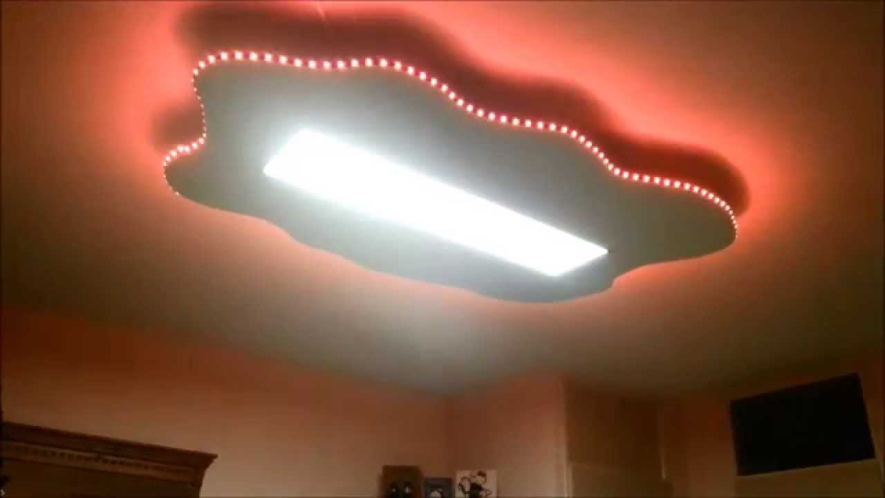 Unique Ceiling Light Led Panel Led Strip Mood Light Youtube