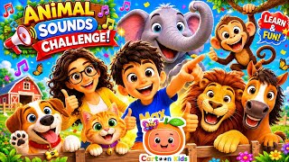 Animal Sounds Challenge for Kids 🦁🐘🐶 | Can You Guess All the Animals? @CartoonKidsslg