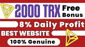 New Trx Mining Website || New Best Trx { Tron } Mining Website Today || Trx New Website 2022