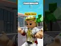 NECESITO ELEGIR UNA TRANSFORMACIÓN PERMANENTE EN ROBLOX ⛏️ #shorts