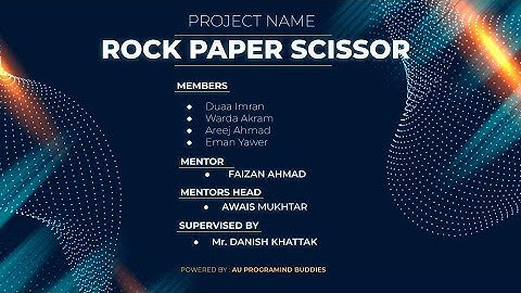 Rock Paper Scissor Game C++ Project | C++ PF Project | Rock Paper Scissor Game
