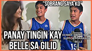 Donny Interview bago LARO, Sobrang SAYA at KILIG na MANUNUOD sa kanya si Belle sa 'All Star Game'!