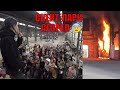 Пожар в скейт-парке, трюки на самокате, Харьков