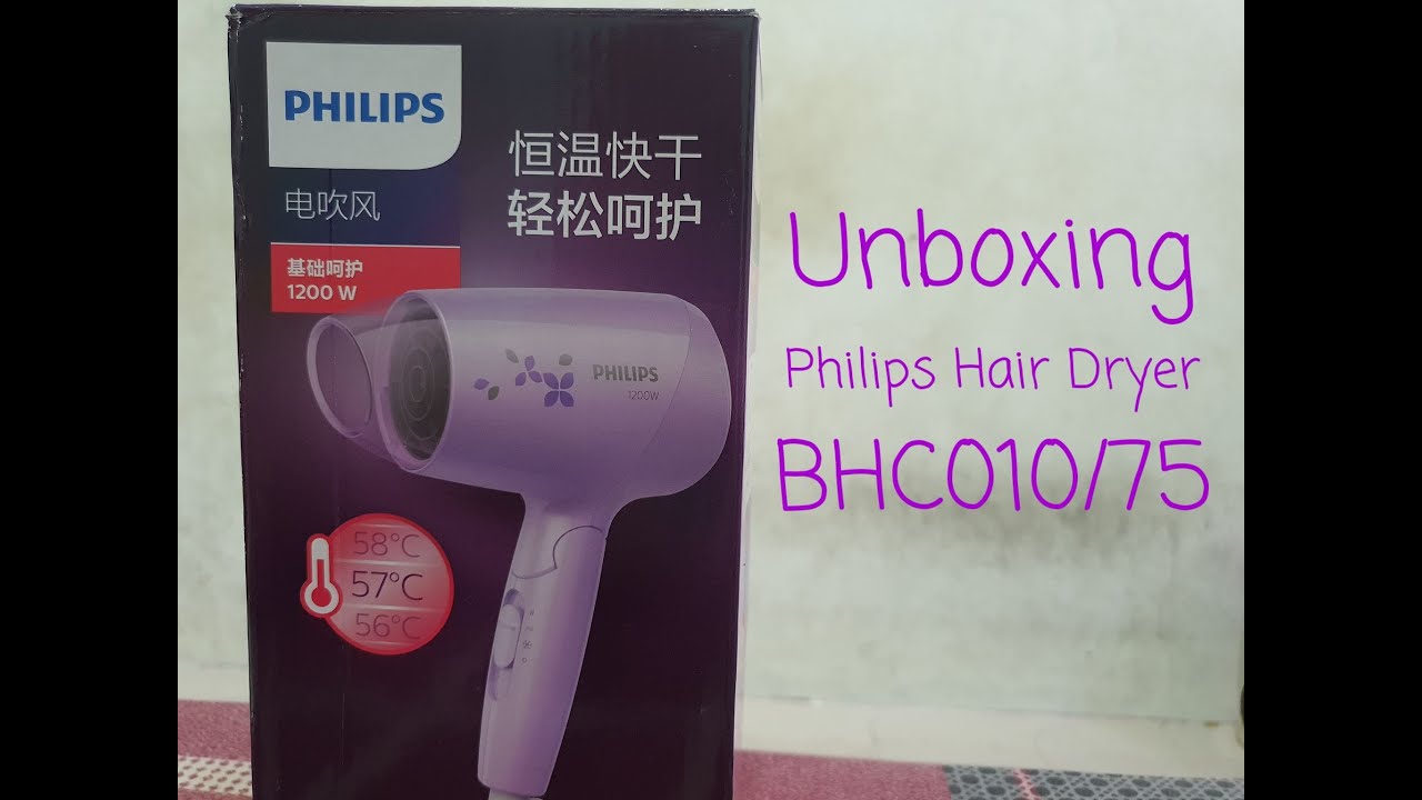 Philips Hair Dryer BHC01010 1200 Watts Hair Dryer with 3 Flexible  Preselected Settings  JioMart