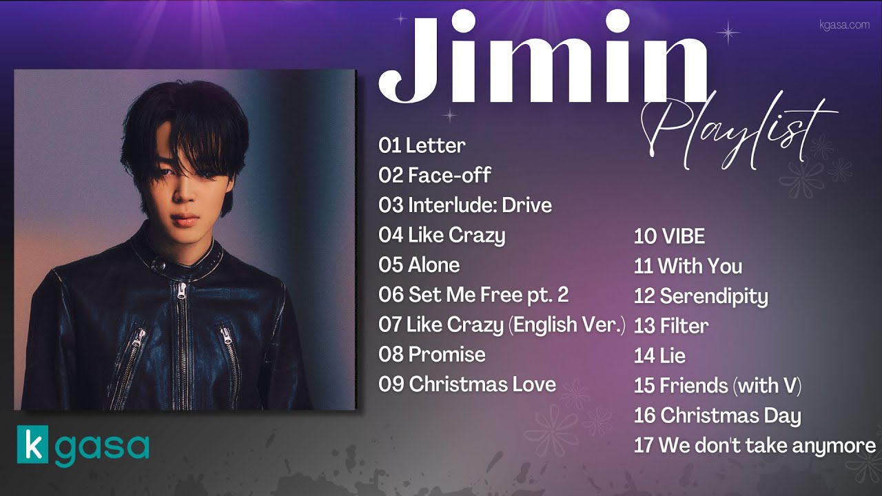 J I M I N Playlist 2023  The best of