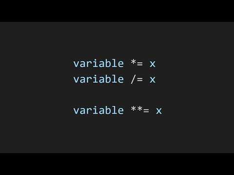 Multiplication, division, and exponentiation assignment operators in js
