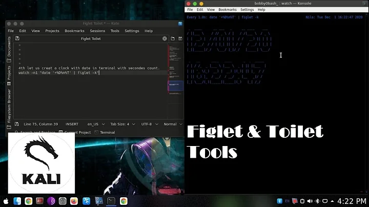 How to use Figlet and Toilet in LINUX | Kali Linux