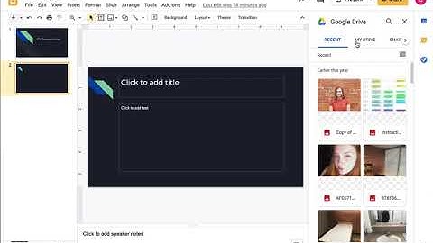 Adding Images From Google Drive to Google Slides