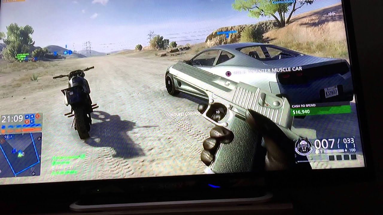 Battlefield Hardline Deagle Easter Egg Reload