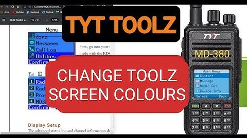 TYT TOOLZ - COLOUR SCHEME , MD380