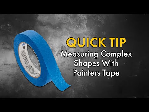 Measuring with painters tape Rmwraps.com