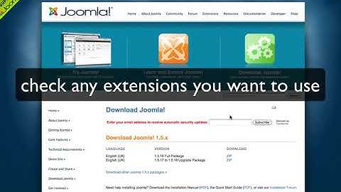 Joomla 1.5 Intermediate, Lesson #3: Installing Joomla From Scratch