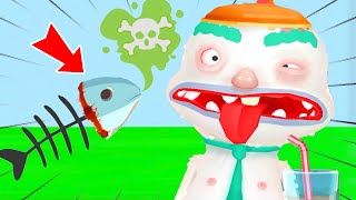 TROLL MUTFAKTA CANAVARA KÖTÜ YEMEK Toca Kitchen Oyunu screenshot 1