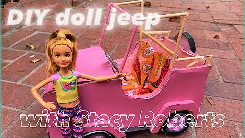 DIY doll jeep - Christmas special| with Stacy Robe...