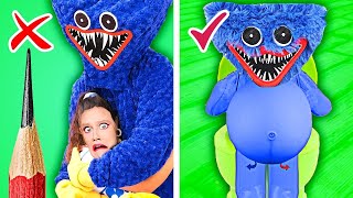 Huggy Wuggy & Mommy Long Legs Are Alive! || Making DIY Secret Room by Kaboom GO