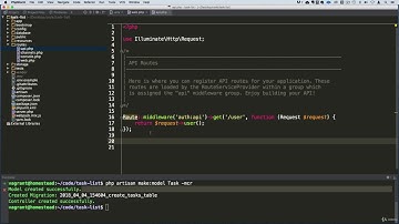 Vue and Laravel To-Do App - Restful API Project : Controllers, Routes, Models