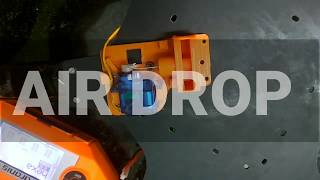 Hexacopter Drone Dropping Satellites From Sky Through Parachute