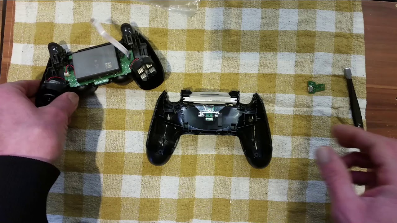 Ladebuchse tauschen Reparatur PS4 Sony Playstation 4 Controller Reparatur 