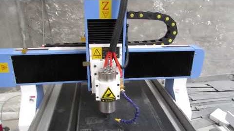 test video of cnc router AKM6090