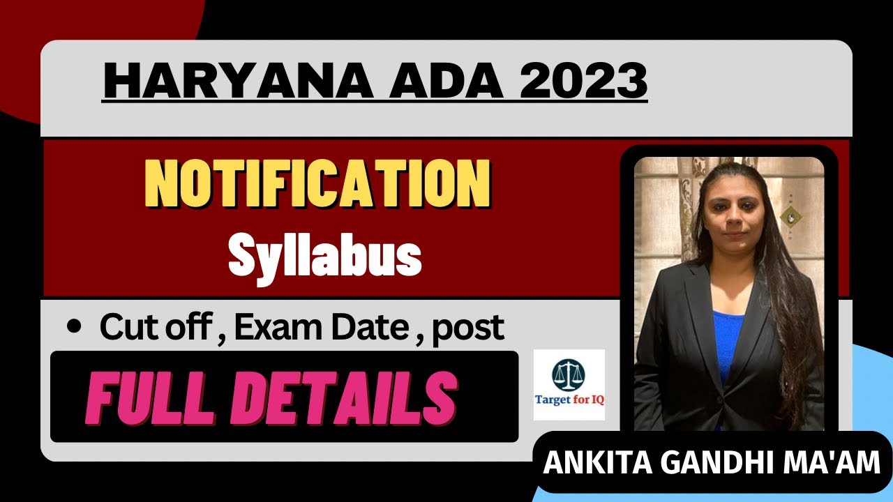 haryana-assistant-district-attorney-notification-syllabus-by