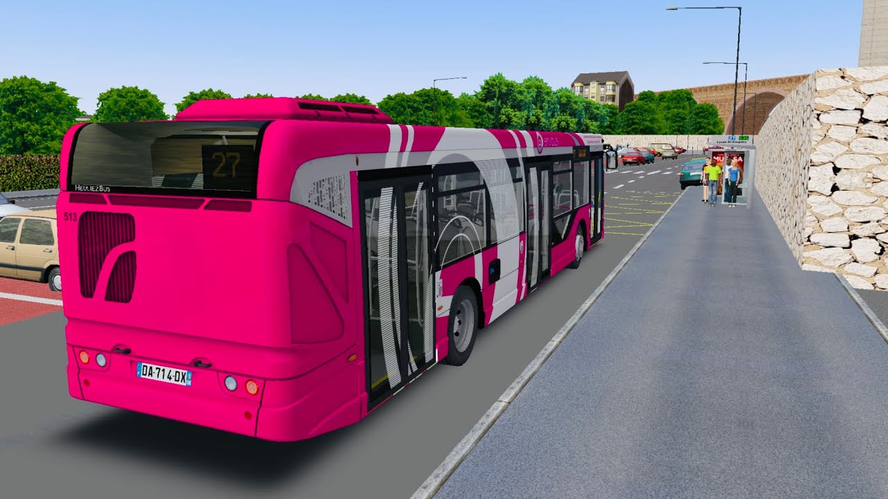 OMSI 2 - HeuliezBus GX 327 d'Antibes à Marseille sur la ligne 27