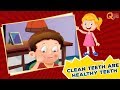 Animated Stories for Kids | Clean Teeth Are Healthy Teeth | Clean Eyes And Ears