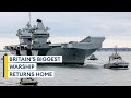 Live: HMS Prince of Wales returns to Portsmouth after landmark US deployment