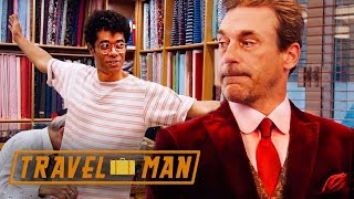 Richard Ayoade & Jon Hamm get Festively Fashionable | 48hrs in...Hong Kong