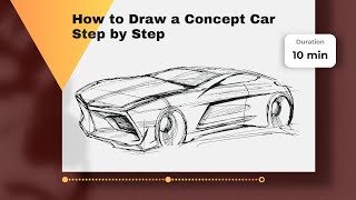 Unleash Your Creativity: Mastering Concept Car Sketching! Step by Step