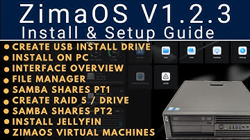 ZimaOS V1.2.3 Install on Any PC.  ZimaOS the Simplest Home File & App Server.