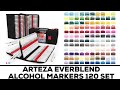 A Look at the 120 Set of Arteza Everblend Alcohol Markers