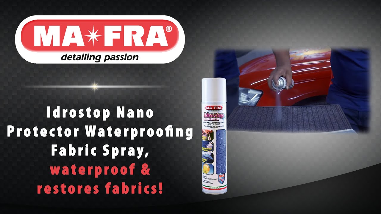 MA-FRA Idrostop Nano Protector Waterproofing Fabric Spray, waterproof &  restores fabrics! 
