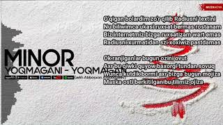 MINOR | Yoqmagani Yoqmagan - Karaoke(minus) version                             #M1noR,#m1nor,#MINOR