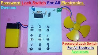 Celebrity Password Lock Switch For Electronic Devices | DIY Password Lock Switch without Arduino | How To Make Wealth