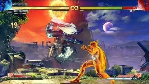 SFV CE Seth V Skill 1 + 3 Gauge Combo (Hecatonchires Cancel)