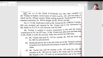 B.COM. SEM. - 1 FIN. A/C CH - 4 PART 10 BY PROF. RAKESH DANGI