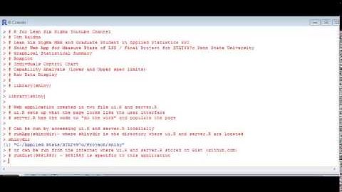 R Measure phase webapp - Shiny - Companion video for STAT 497c project