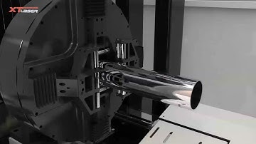 Automatic loading and unloading Tube fiber laser cutting machine