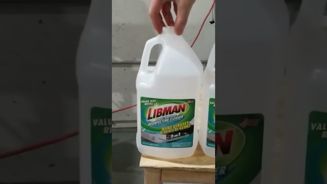 Front & Back Labeling for Large Jugs with Top Hold-Down