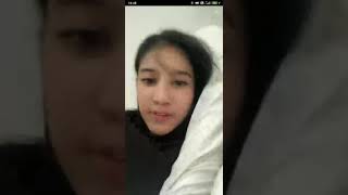 Syania putri live tiduran