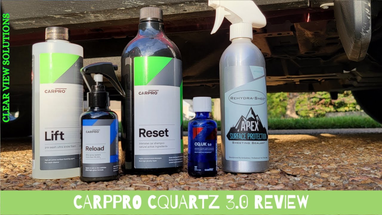 NEW!! Carpro Lift Snow foam pre wash + Reset Shampoo - How to use, Review  (Ceramic coating products) 