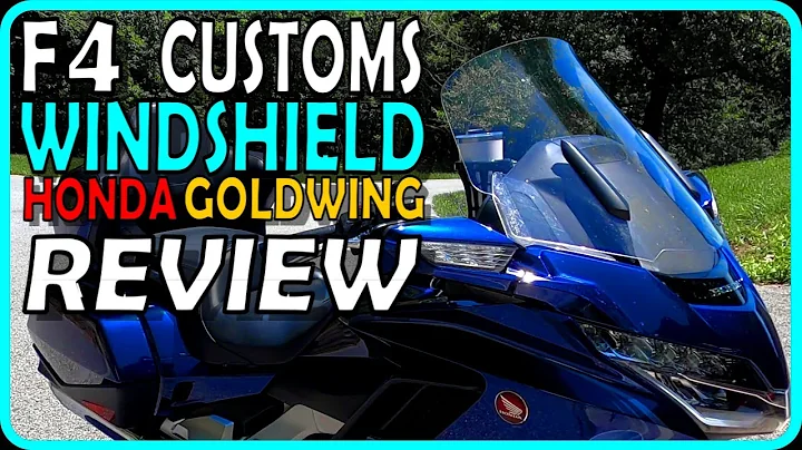 F4 CUSTOMS Review - This Windshield is AWESOME! (Honda Goldwing)