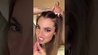 💕school hair with glasses 💕 #hairstyles #hairtutorial #peinadosfaciles