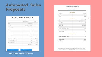 Generate Automated Sales Proposals with Print Option