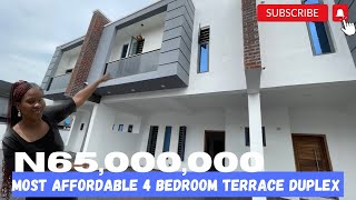 House for Sale in Lekki, Lagos Nigeria; Affordable 4 Bedroom Terrace Duplex for Sale in Ajah